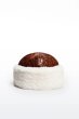 画像1: STAND STUDIO - Ruth Shearling Hat シアリングハット - Brown / white (1)