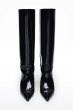 画像2: STAND STUDIO - Senna High Boot  グロッシーパテントウェッジブーツ (ヒール6cm) (2)