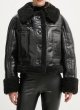 画像2: STAND STUDIO - Aby Grossy Faux Shearling Jacket グロッシーシアリングジャケット - Black (2)