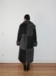 画像14: STAND STUDIO - Becky Coat  ブロックデザインコート - Black/Grey (14)