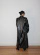 画像12: STAND STUDIO - Selene Leather Coat ラムレザーロングコート - Black (12)