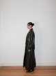 画像11: STAND STUDIO - Selene Leather Coat ラムレザーロングコート - Black (11)