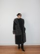 画像10: STAND STUDIO - Becky Coat  ブロックデザインコート - Black/Grey (10)