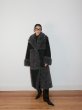 画像8: STAND STUDIO - Becky Coat  ブロックデザインコート - Black/Grey (8)