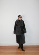 画像13: STAND STUDIO - Becky Coat  ブロックデザインコート - Black/Grey (13)