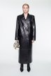 画像3: STAND STUDIO - Selene Leather Coat ラムレザーロングコート - Black (3)