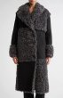 画像4: STAND STUDIO - Becky Coat  ブロックデザインコート - Black/Grey (4)