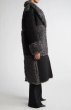 画像6: STAND STUDIO - Becky Coat  ブロックデザインコート - Black/Grey (6)